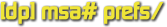 [dp] msa# prefs